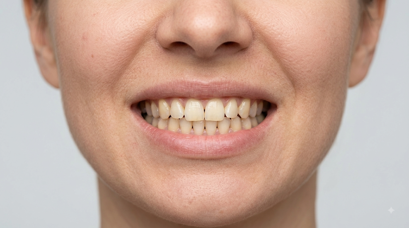 Happy Dental Smile Makeover Result - Before